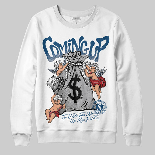 Jordan 12 Retro French Blue (2025) DopeSkill Sweatshirt Money Bag Coming Up Graphic Streetwear