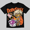 Jordan 4 Birds of Paradise DopeSkill T-Shirt Pour Up Graphic Streetwear - Black