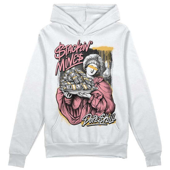 Jordan 3 GS “Red Stardust” DopeSkill Hoodie Sweatshirt Stackin Mines Graphic Streetwear - White