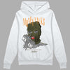 Jordan 5 "Olive" DopeSkill Hoodie Sweatshirt Money Talks Graphic Streetwear - White 