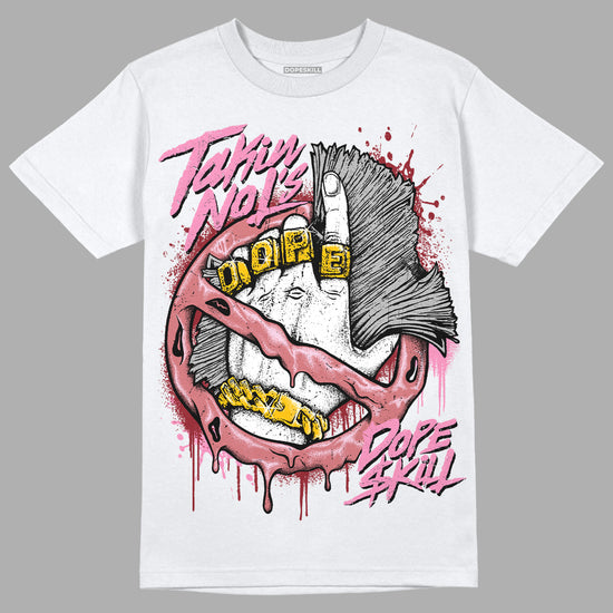 Valentine's Day Collection DopeSkill T-Shirt Takin No L's Graphic Streetwear - White 