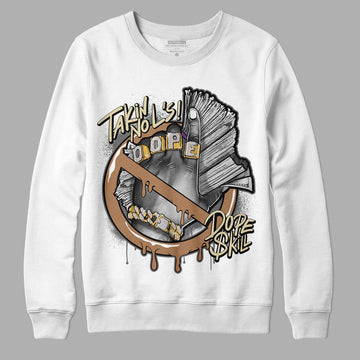 Jordan 6 WMNS Gore-Tex Brown Kelp DopeSkill Sweatshirt Takin No L's Graphic Streetwear - White