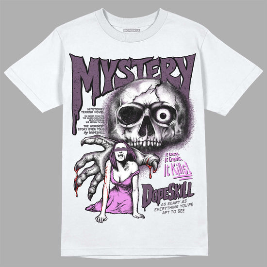 Jordan 2 “Mauve/Off-Noir” DopeSkill T-Shirt Mystery Ghostly Grasp Graphic Streetwear - White