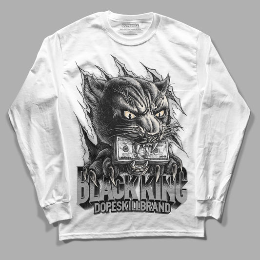 Jordan 3 “Off Noir” DopeSkill Long Sleeve T-Shirt Black King Graphic Streetwear - White