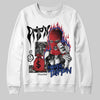 Jordan 4 “Rare Air” DopeSkill Sweatshirt Drip'n Never Tripp'n Graphic Streetwear - White 