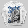 Jordan 9 Retro 'Flint Grey' 2026 DopeSkill Long Sleeve T-Shirt Pocket Change Graphic Streetwear - White