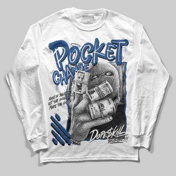 Jordan 9 Retro 'Flint Grey' 2026 DopeSkill Long Sleeve T-Shirt Pocket Change Graphic Streetwear - White