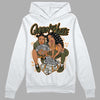 Jordan 5 "Olive" DopeSkill Hoodie Sweatshirt Queen Of Hustle Graphic Streetwear - White 