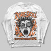 Orange, Black and White Sneakers DopeSkill Long Sleeve T-Shirt Root of Evil Graphic Streetwear - White 