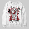 Jordan 1 High OG “Ruby” DopeSkill Sweatshirt Angels Graphic Streetwear - White 