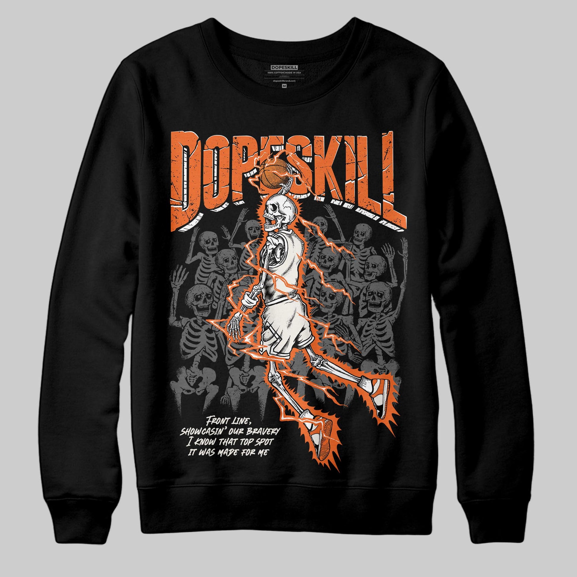 Jordan 1 Retro High OG Shattered Backboard (2025) DopeSkill Sweatshirt Thunder Dunk Graphic Streetwear - Black