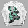 Jordan 3 "Green Glow" DopeSkill Long Sleeve T-Shirt Sneakerhead BEAR Graphic Streetwear - White 