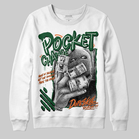 SoleFly x Air Jordan 3 “Fruits Of Our Labor” DopeSkill Sweatshirt Pocket Change Graphic Streetwear - White