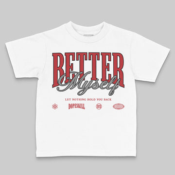 Jordan 8 Retro Bugs Bunny (2025) DopeSkill Toddler Kids T-shirt Better Myself Graphic Streetwear - White