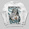 Nike Air Max 1 Low Poly “Adventure” DopeSkill Long Sleeve T-Shirt Stay It Busy Graphic Streetwear - White