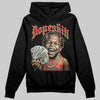 Red Sneakers DopeSkill Hoodie Money Loves Me Graphic Streetwear - black