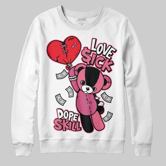 Diesel Pink S - Serendipity Pro-X1 Trainers DopeSkill Sweatshirt Love Sick Graphic Streetwear - White