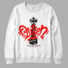 Jordan 1 Retro High OG "Satin Bred" DopeSkill Sweatshirt Queen Chess Graphic Streetwear - White