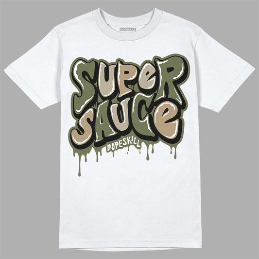 Air Max 90 Ballistic Neutral Olive DopeSkill T-Shirt Super Sauce Graphic Streetwear - White