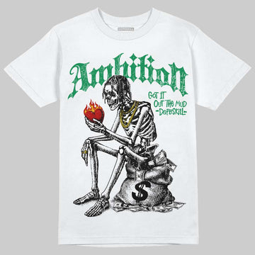 Green Sneakers DopeSkill T-Shirt Ambition Graphic Streetwear - White