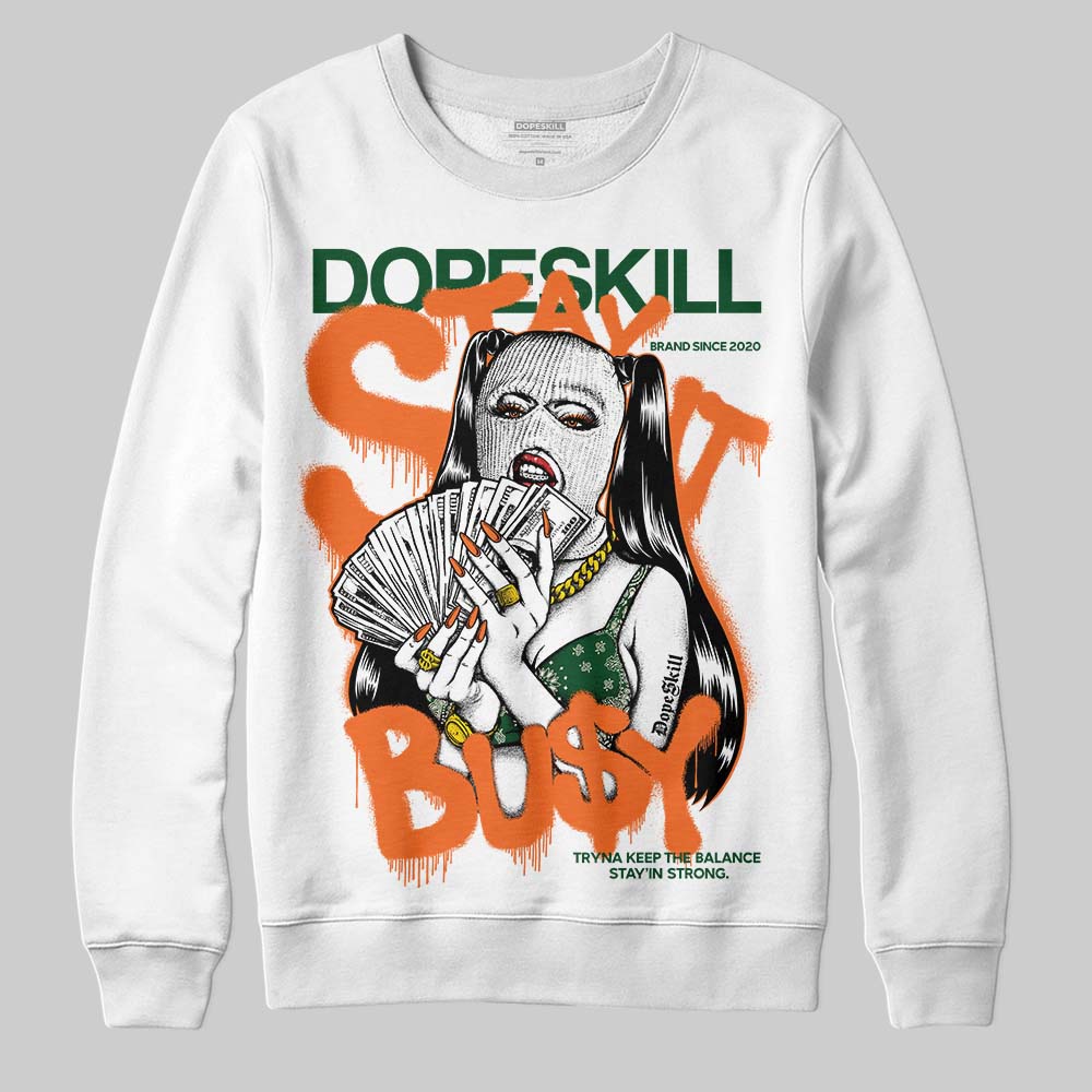 SoleFly x Air Jordan 3 “Fruits Of Our Labor” DopeSkill Sweatshirt Stay It Busy Graphic Streetwear - White