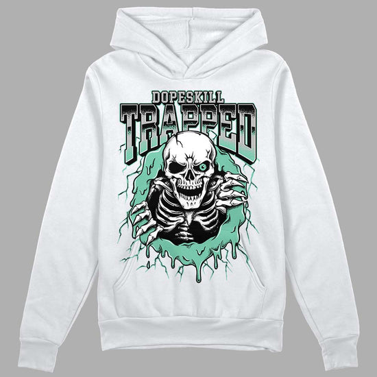 Jordan 3 "Green Glow" DopeSkill Hoodie Sweatshirt Trapped Halloween Graphic Streetwear - White 