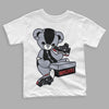 Jordan 4 “Bred Reimagined” DopeSkill Toddler Kids T-shirt Sneakerhead BEAR Graphic Streetwear - White 
