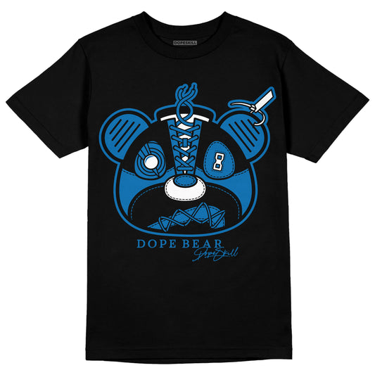 AJ 1 Dark Marina Blue DopeSkill T-Shirt Sneaker Bear Head Graphic