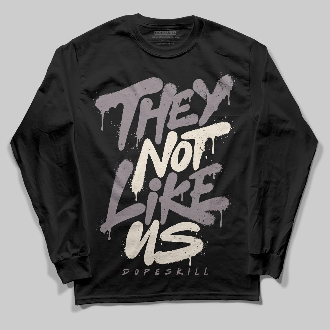 A Ma Maniére x Air Jordan 6 Retro “Smoky Mauve”⁠ DopeSkill Long Sleeve T-Shirt They Not Like Us Graphic Streetwear - Black