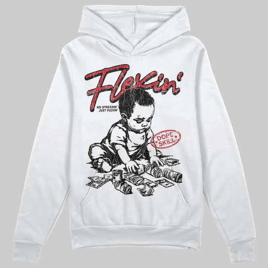 Jordan 14 Golf “Last Shot” DopeSkill Hoodie Sweatshirt Flexin' Graphic Streetwear - White