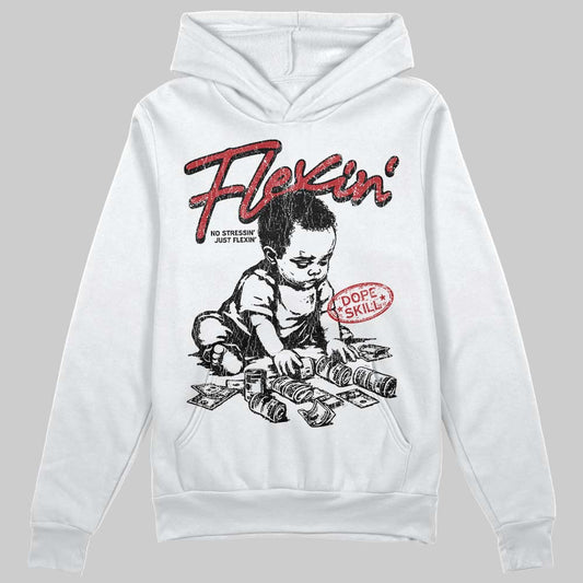 Jordan 14 Golf “Last Shot” DopeSkill Hoodie Sweatshirt Flexin' Graphic Streetwear - White