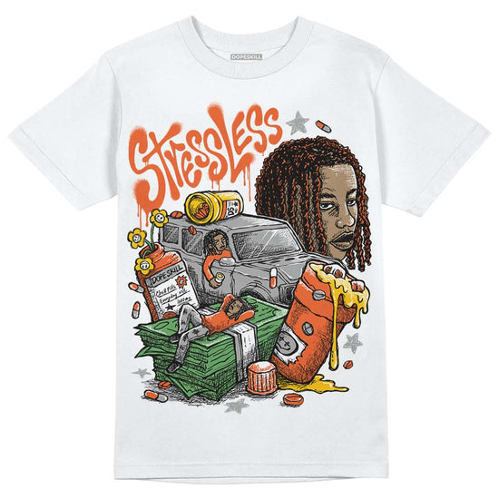 Jordan 3 Georgia Peach DopeSkill T-Shirt Stressless Graphic Streetwear - White