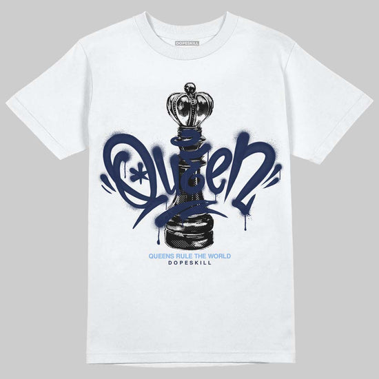 Jordan 5 Midnight Navy DopeSkill T-Shirt Queen Chess Graphic Streetwear