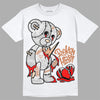 Jordan 3 Craft “Ivory” DopeSkill T-Shirt Broken Heart Graphic Streetwear - White 