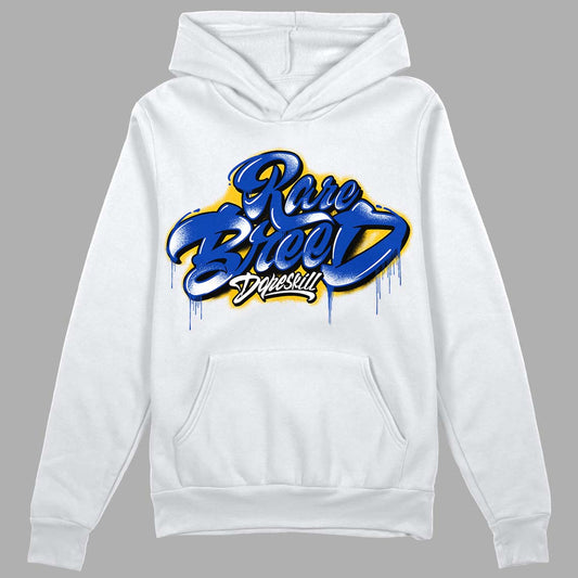 Jordan 14 “Laney” DopeSkill Hoodie Sweatshirt Rare Breed Type Graphic Streetwear - White