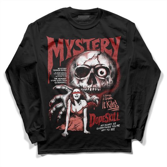 Jordan 13 “Dune Red” DopeSkill Long Sleeve T-Shirt Mystery Ghostly Grasp Graphic Streetwear - Black