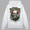 Olive Sneakers DopeSkill Hoodie Sweatshirt Trapped Halloween Graphic Streetwear - White