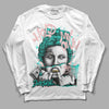 Dunk Low Green Snakeskin DopeSkill Long Sleeve T-Shirt Hold My Own Graphic Streetwear - White 