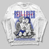 Dunk Low Racer Blue White DopeSkill Long Sleeve T-Shirt Real Lover Graphic Streetwear - White