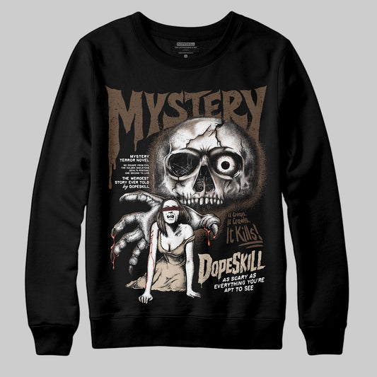A Ma Maniére x Air Jordan 4 “Dark Mocha” DopeSkill Sweatshirt Mystery Ghostly Grasp Graphic Streetwear - Black