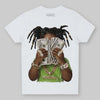 Neon Green Sneakers DopeSkill Toddler Kids T-shirt Rich Youth Graphic Streetwear  - White 