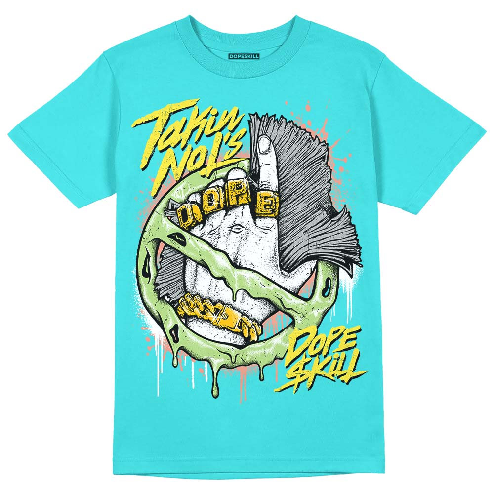 New Balance 9060 “Cyan Burst” DopeSkill Virtual Blue T-Shirt Takin No L's Graphic Streetwear