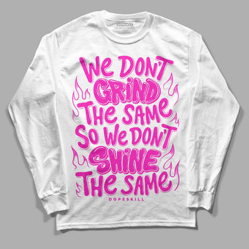 Dunk Low GS “Active Fuchsia” DopeSkill Long Sleeve T-Shirt Grind Shine Graphic Streetwear - White