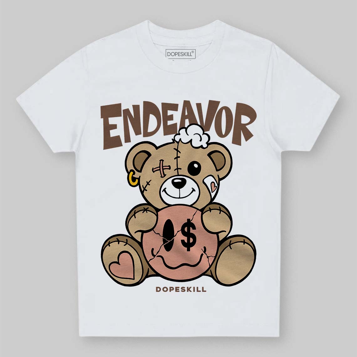 TAN Sneakers DopeSkill Toddler Kids T-shirt Endeavor Graphic Streetwear - White