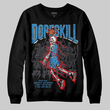 Jordan 3 Retro OG Rare Air DopeSkill Sweatshirt Thunder Dunk Graphic Streetwear - Black