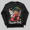 Jordan 3 Mexico 'El Vuelo' DopeSkill Long Sleeve T-Shirt Heaven Sent Graphic Streetwear - black