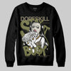 Jordan 3 “Medium Olive” aka “Family Affair” DopeSkill Sweatshirt Stay It Busy Graphic Streetwear - Black