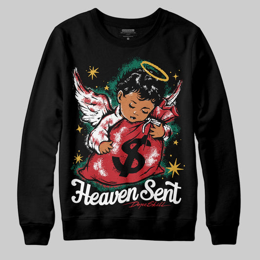 Jordan 3 Mexico 'El Vuelo' DopeSkill Sweatshirt Heaven Sent Graphic Streetwear - Black