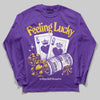 PURPLE Collection DopeSkill Long Sleeve T-Shirt Feeling Lucky Graphic