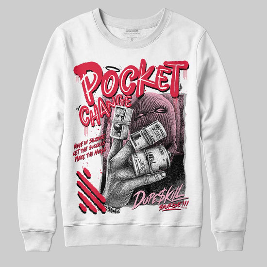 Dunk Low Valentine's Day (2026) DopeSkill Sweatshirt Pocket Change Graphic Streetwear - White